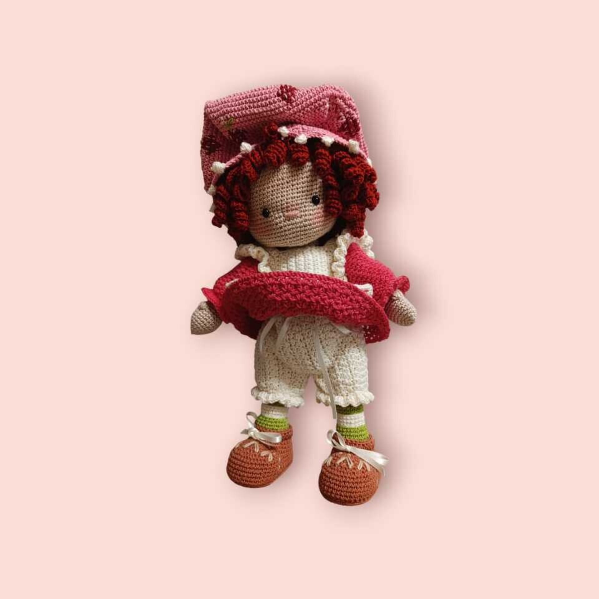 Muñeca Amigurumi "Fresita" - 3